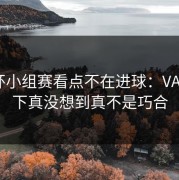 美洲杯小组赛看点不在进球：VAR那一下真没想到真不是巧合